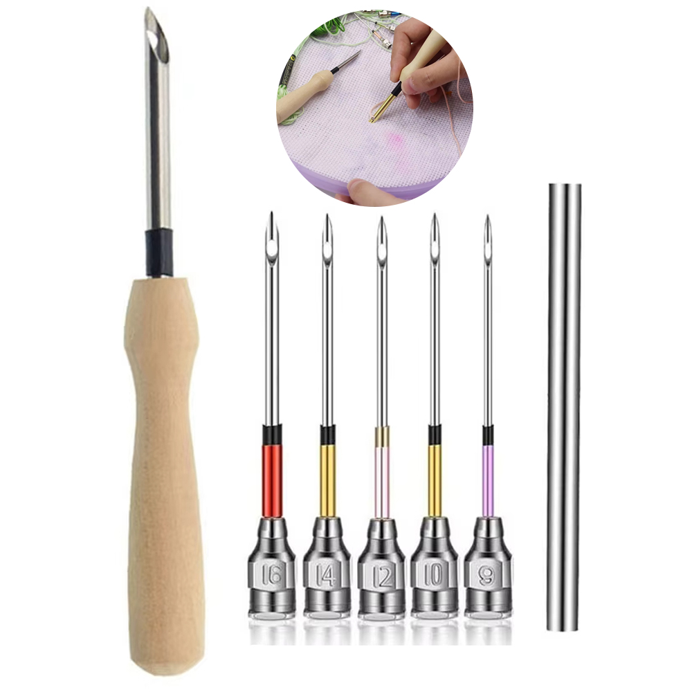 Punch Needle Kit - 1 مجموعة لكمة إبرة مجموعة أدوات