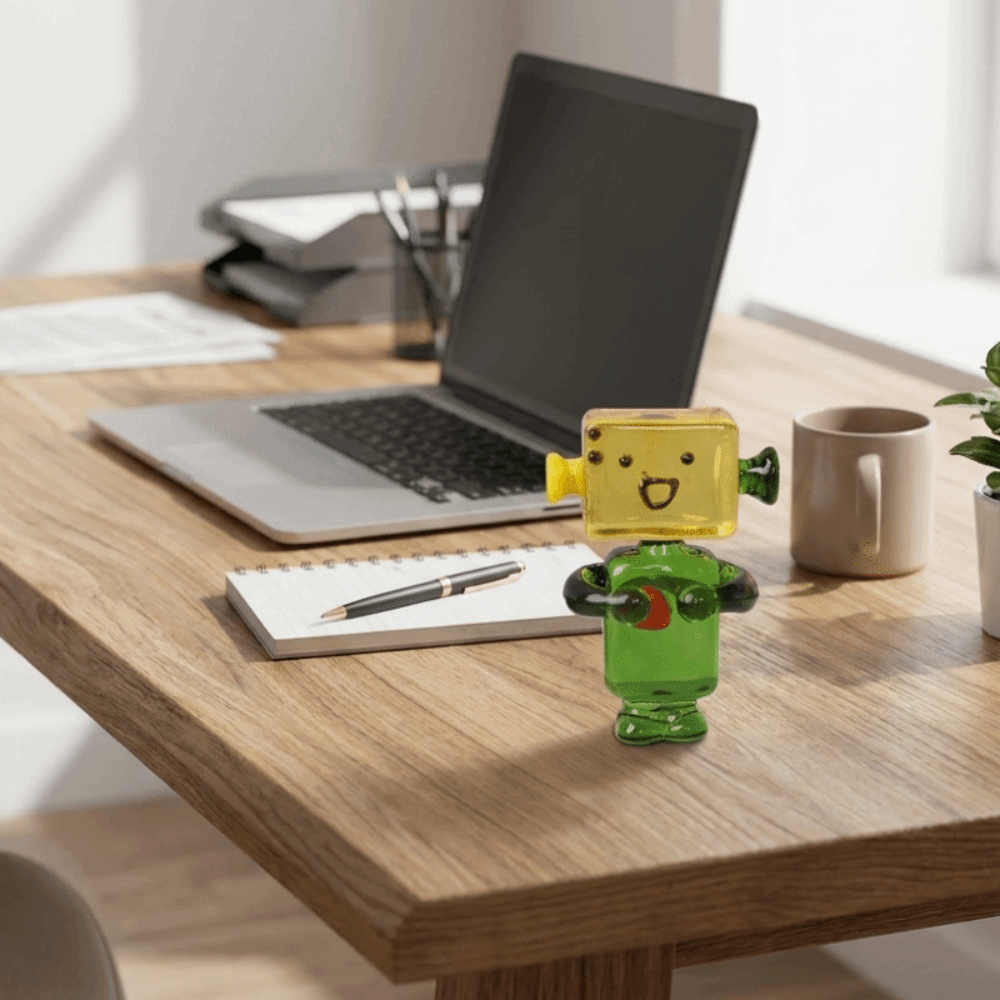 Art Craft Robot - زينة روبوتات كرتونية ملونة وجذابة، تماثيل