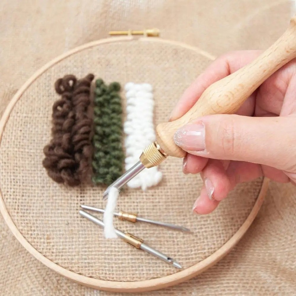 Punch Needle Kit - مجموعة إبر التطريز 2.5 مم/3.5 مم/5