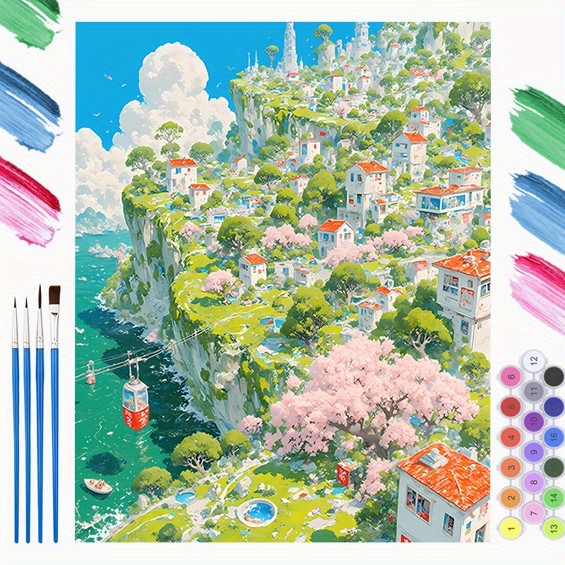Art Craft Game - طقم رسم بالأرقام للكبار المبتدئين 40×50