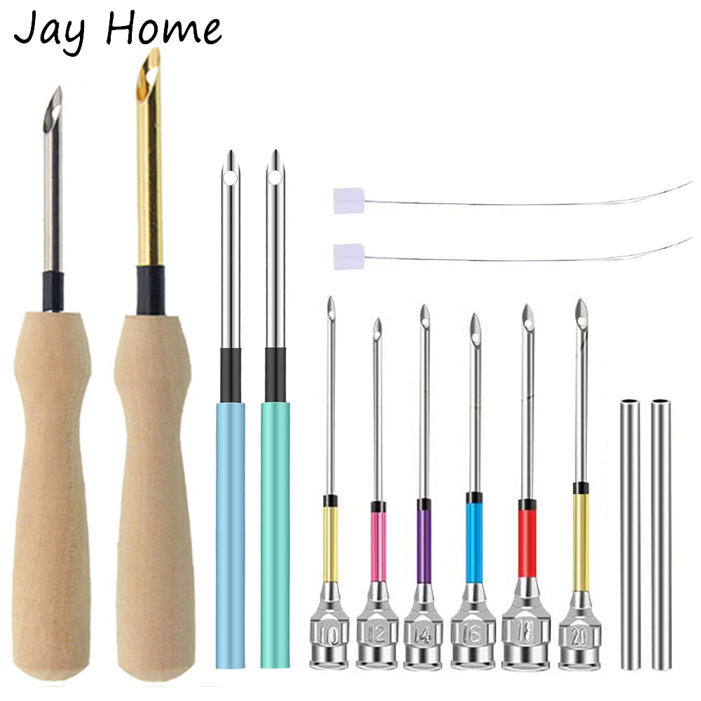 Punch Needle Kit - التطريز خياطة لكمة إبرة بدس عبر