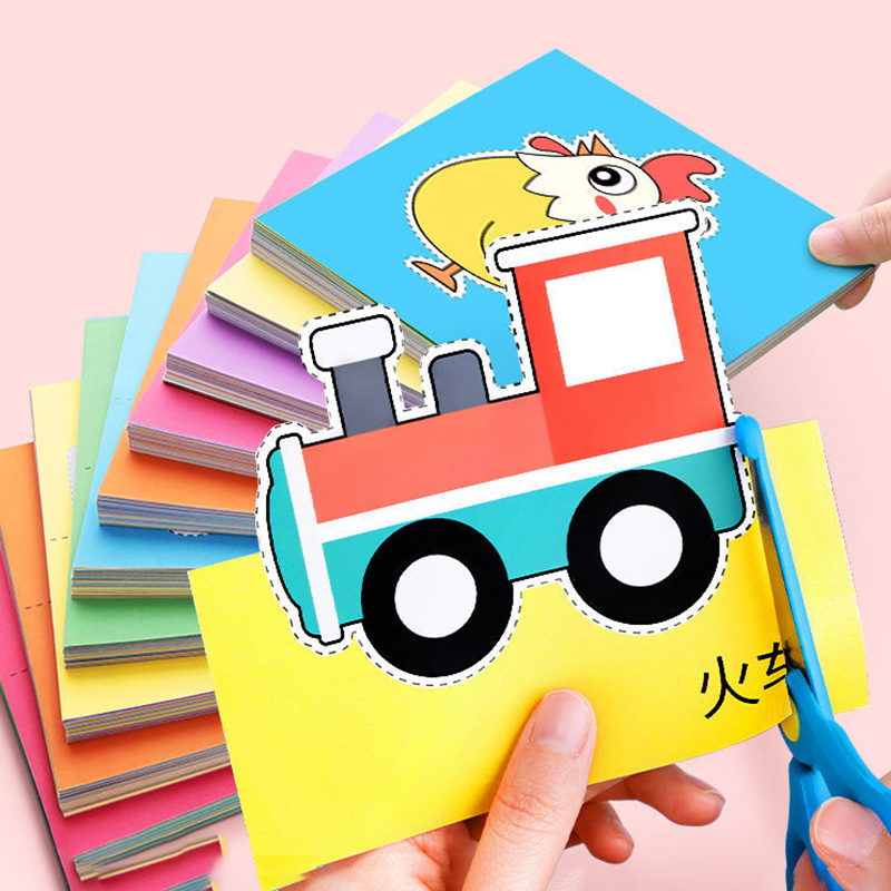 Art Craft 5 Year Old - 96 قطعة مجموعة قطع الورق الممتعة،