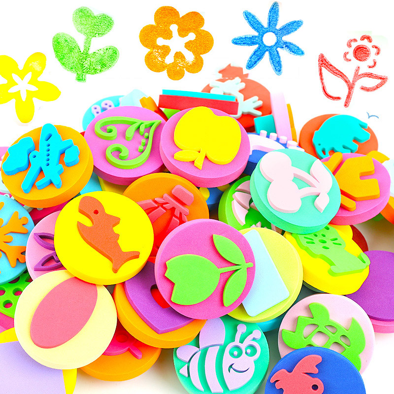 Art Craft 5 Year Old - طوابع رغوية للرسم ، طلاء وجه