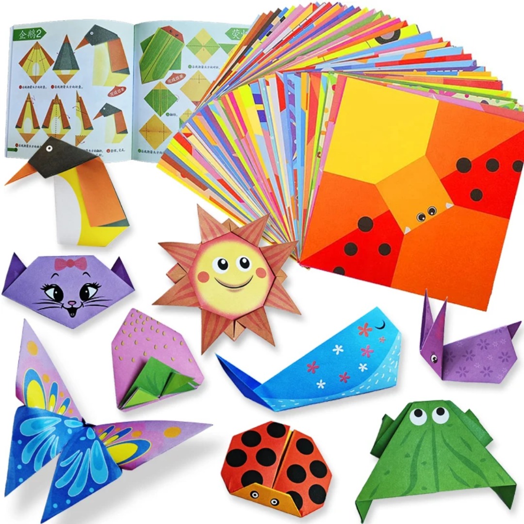 Art Craft 5 Year Old - مجموعة أوريجامي جديدة تحتوي على 30
