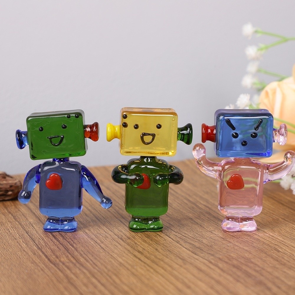 Art Craft Robot - زينة مكتبية على شكل روبوت كرتوني