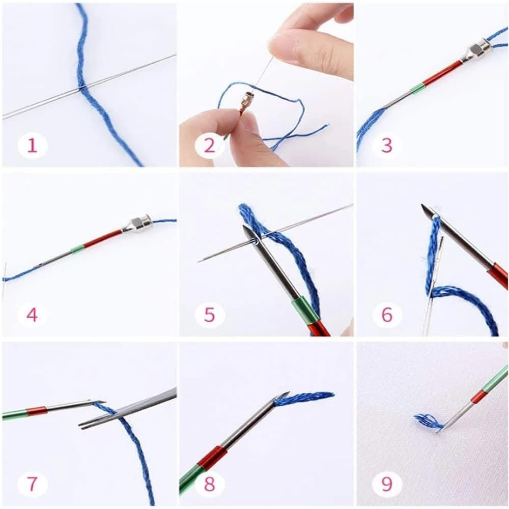 1 مجموعة لكمة إبرة مجموعة أدوا - مراجعة Punch Needle Kit وسعره