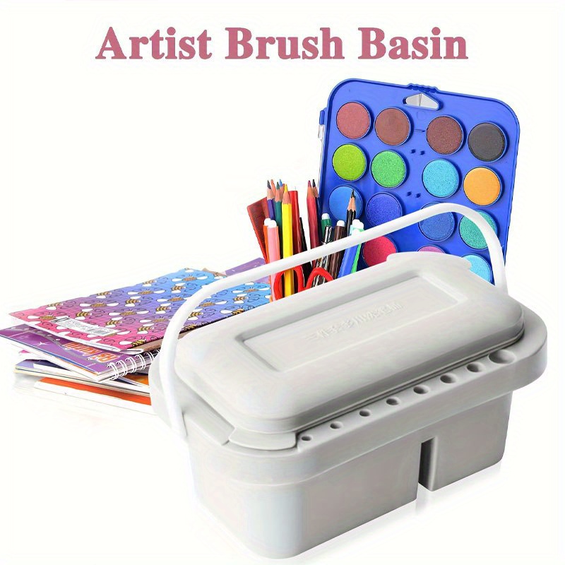 حوض تنظيف فرش الطلاء 3 في 1 مع - مراجعة Watercolor Brush Pen وسعره
