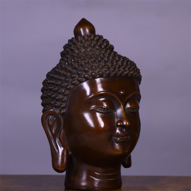 تمثال رأس بوذا من النحاس الخال - مراجعة Art Craft India وسعره