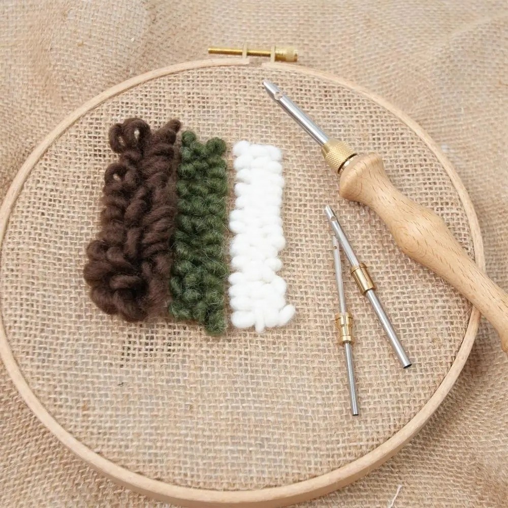 مجموعة إبر التطريز 2.5 مم/3.5  - مراجعة Punch Needle Kit وسعره