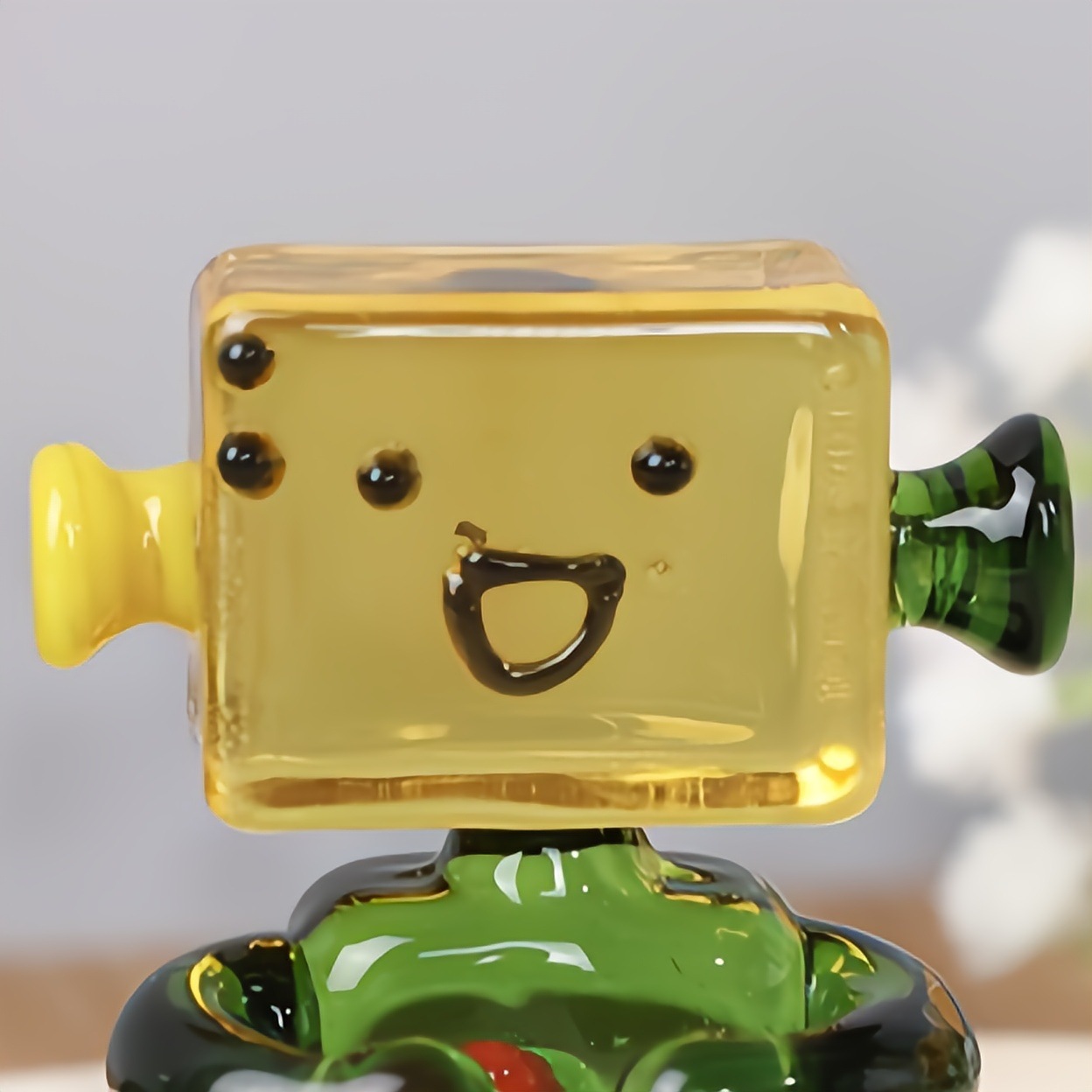 تماثيل روبوت زجاجية فريدة مصنو - مراجعة Art Craft Robot وسعره