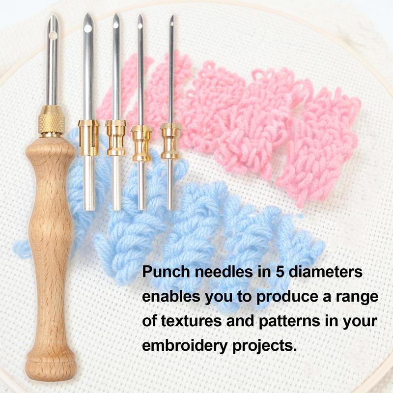 لكمة إبرة ماجيك التطريز مجموعة - مراجعة Punch Needle Kit وسعره
