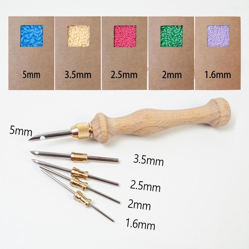 لكمة إبرة ماجيك التطريز مجموعة - مراجعة Punch Needle Kit وسعره