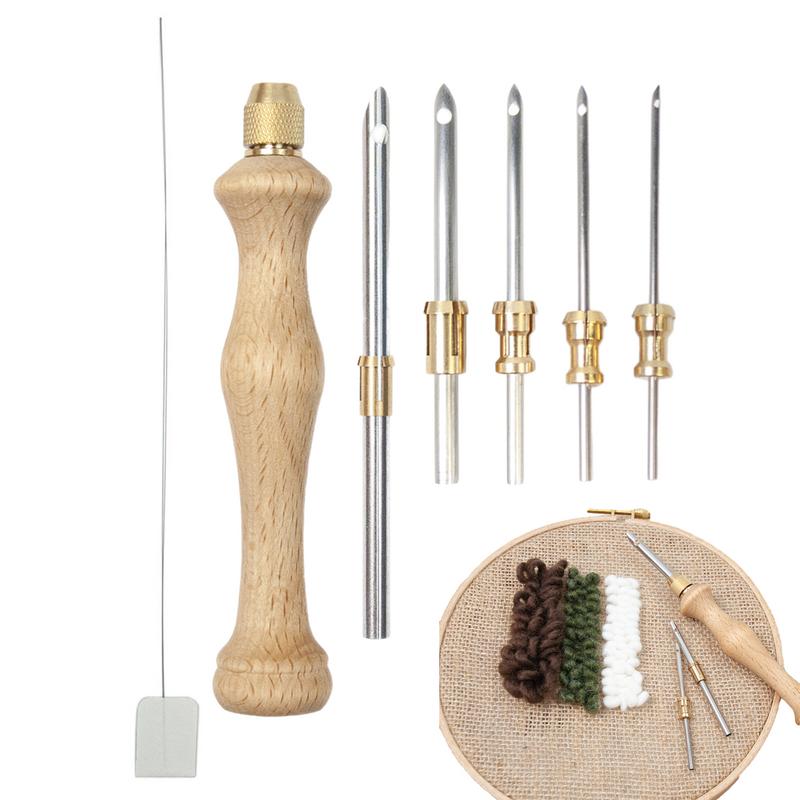 لكمة إبرة ماجيك التطريز مجموعة - مراجعة Punch Needle Kit وسعره
