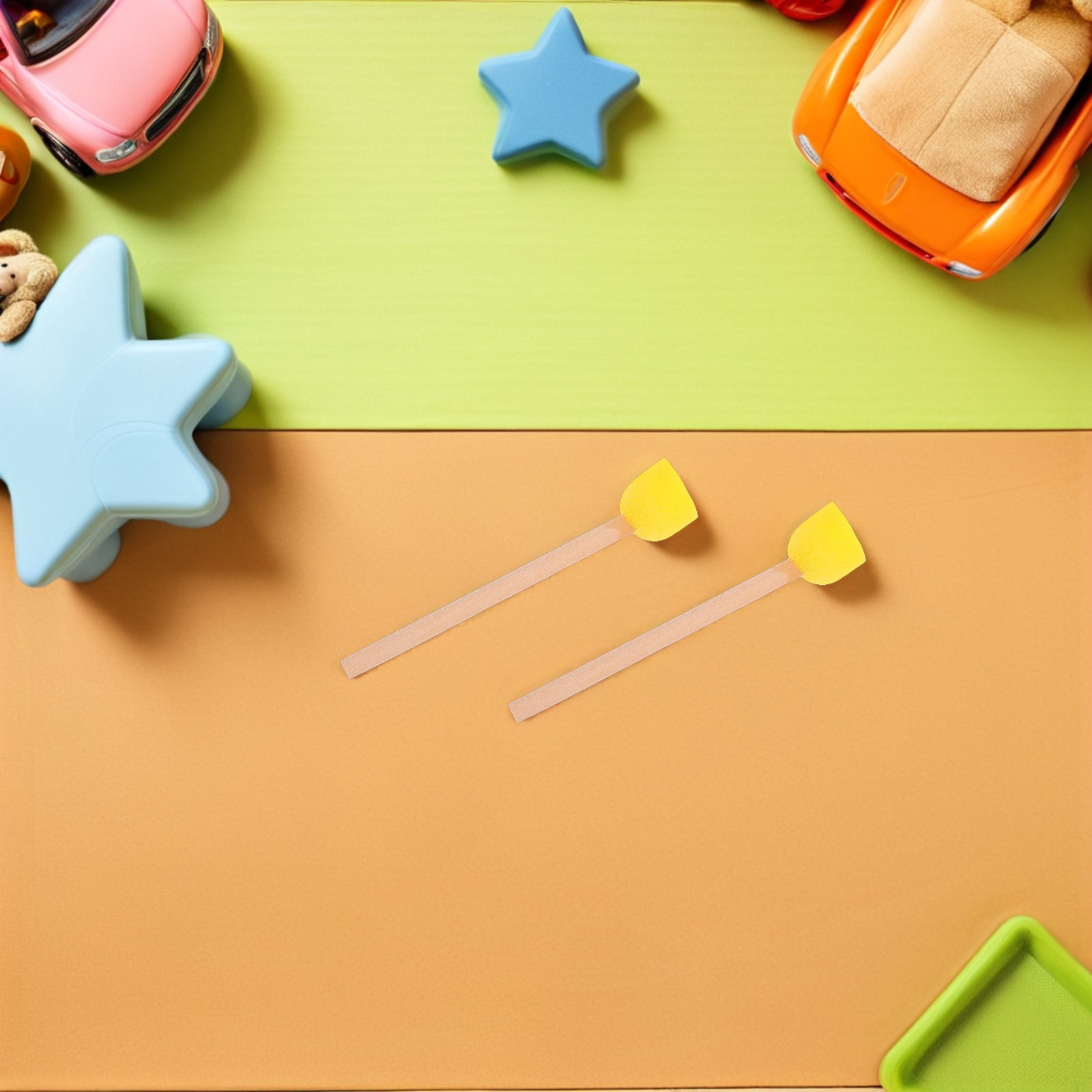 80 قطعة من فرش الإسفنج المستدي - مراجعة Art Craft Preschool وسعره