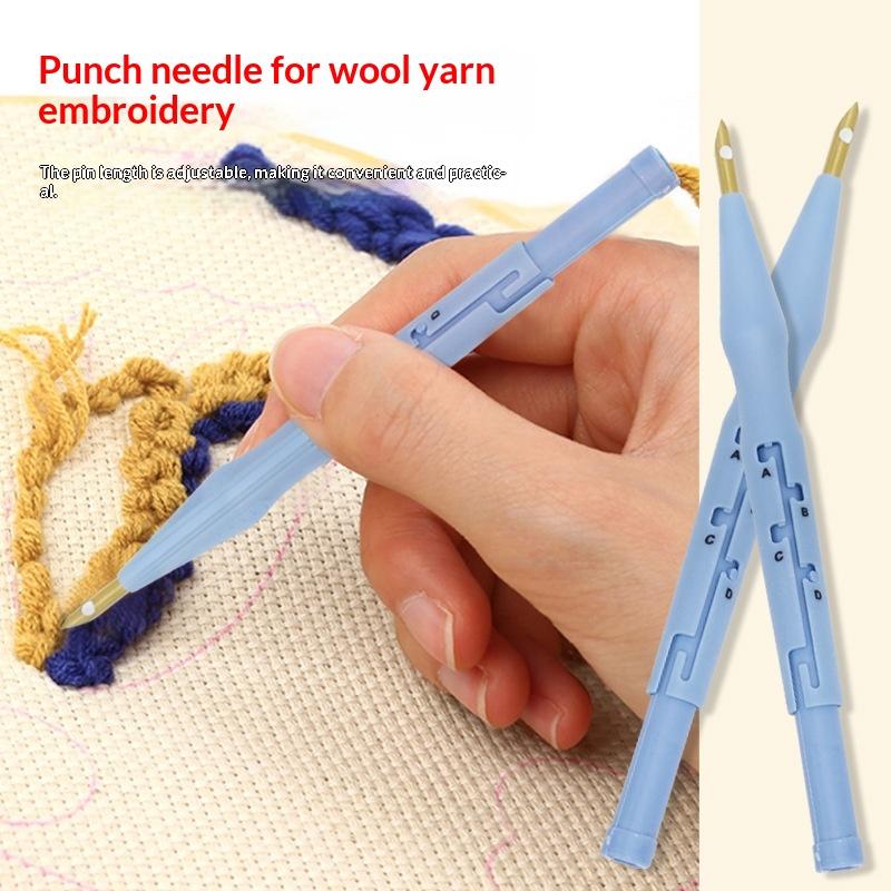 طقم تطريز يدوي الصنع مع أداة ا - مراجعة Punch Needle Kit وسعره