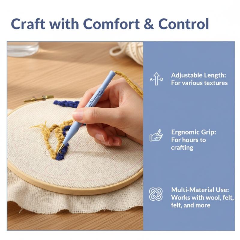 طقم تطريز يدوي الصنع مع أداة ا - مراجعة Punch Needle Kit وسعره
