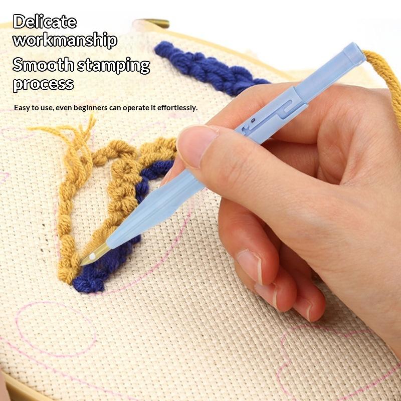 طقم تطريز يدوي الصنع مع أداة ا - مراجعة Punch Needle Kit وسعره