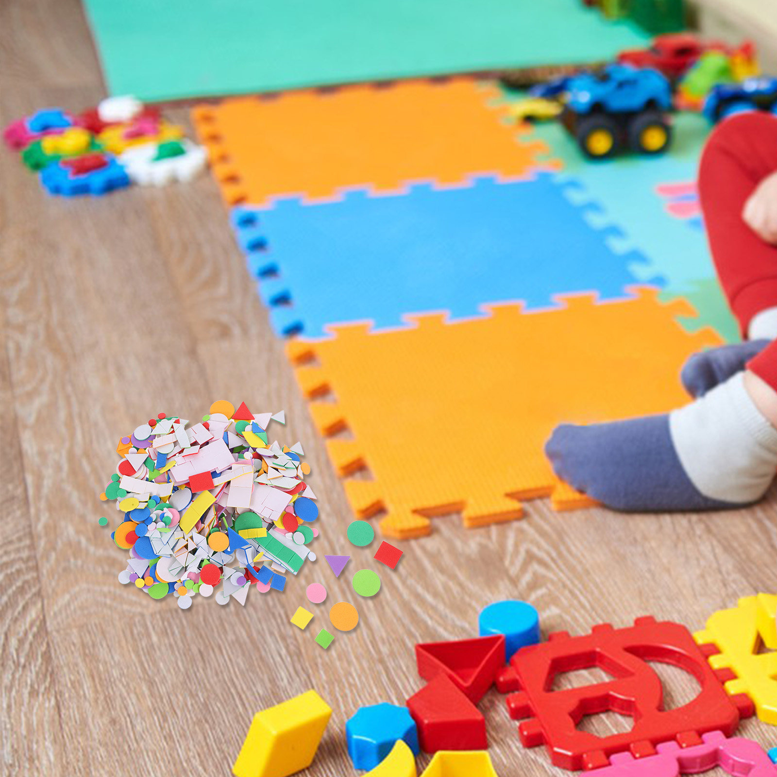 960 قطعة من ملصقات الأطفال ذات - مراجعة Art Craft Preschool وسعره