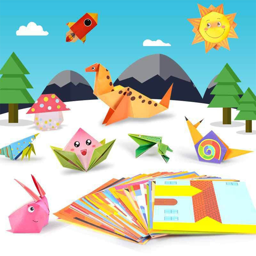 مجموعة اوريغامي 30/108 ورقة او - مراجعة Art Craft 5 Year Old وسعره