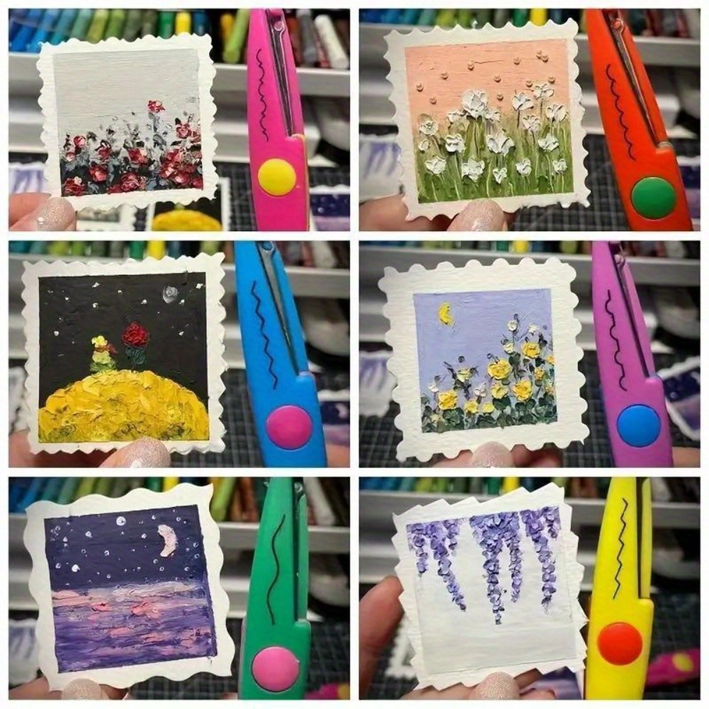 6 قطع/مجموعة مقصات متموجة مزخر - مراجعة Art Craft 5 Year Old وسعره