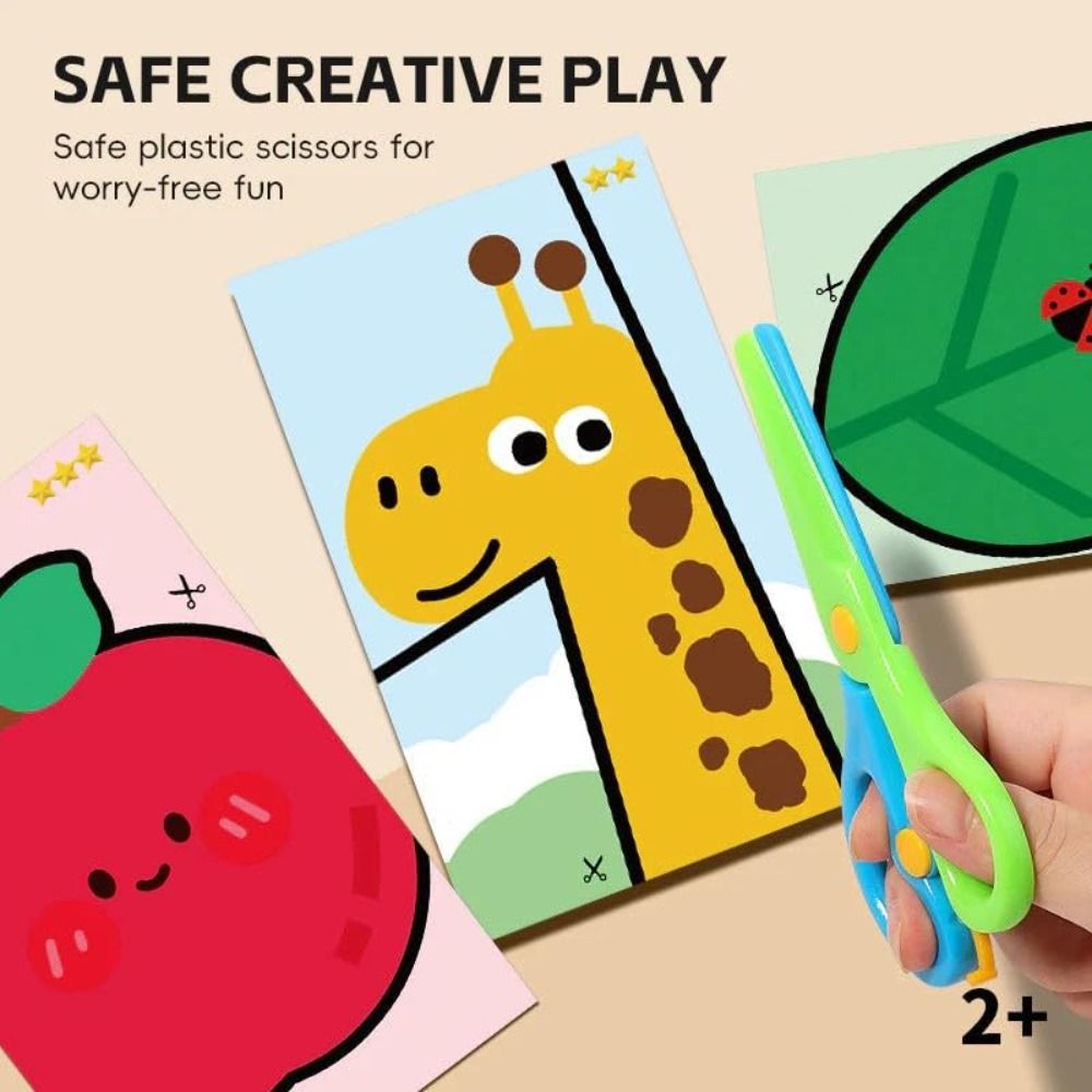 مجموعات قطع الورق الآمنة للأطف - مراجعة Art Craft Preschool وسعره