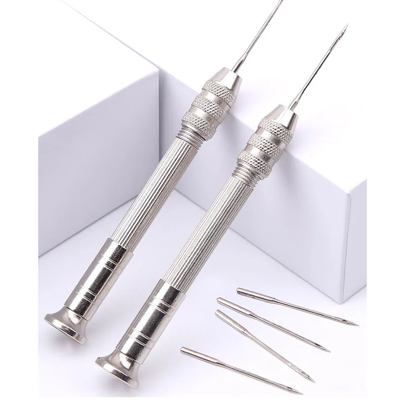 طقم ملابس خياطة جلدية ، أداة إ - مراجعة Punch Needle Kit وسعره