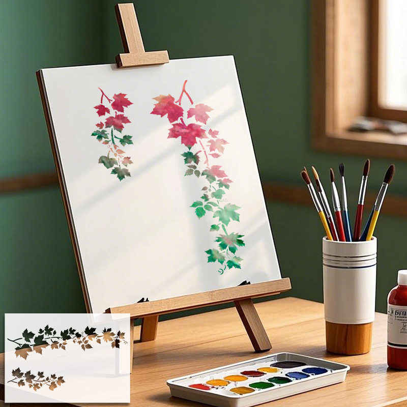 YOMDID 1 قطعة نمط ورقة PET الل - مراجعة Art Craft Leaves وسعره