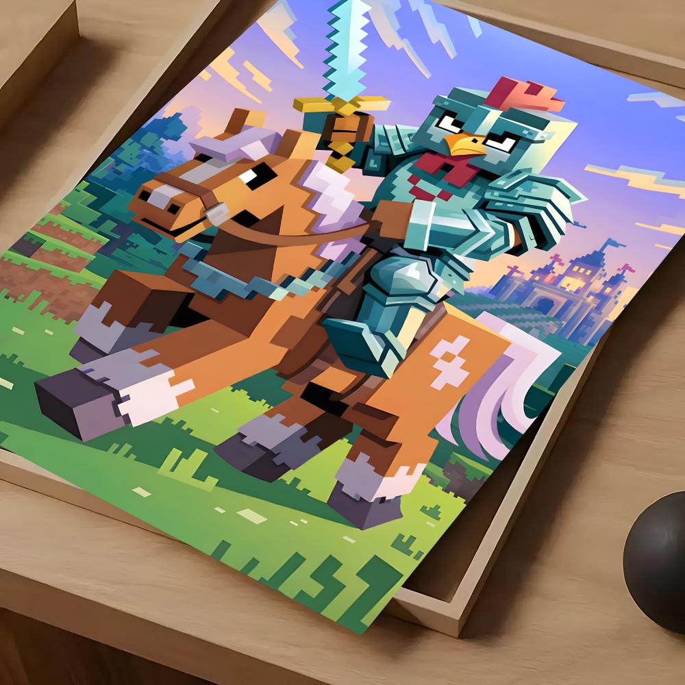 ملصق لعبة ماين كرافت ذاتي اللص - مراجعة Art Craft Game وسعره