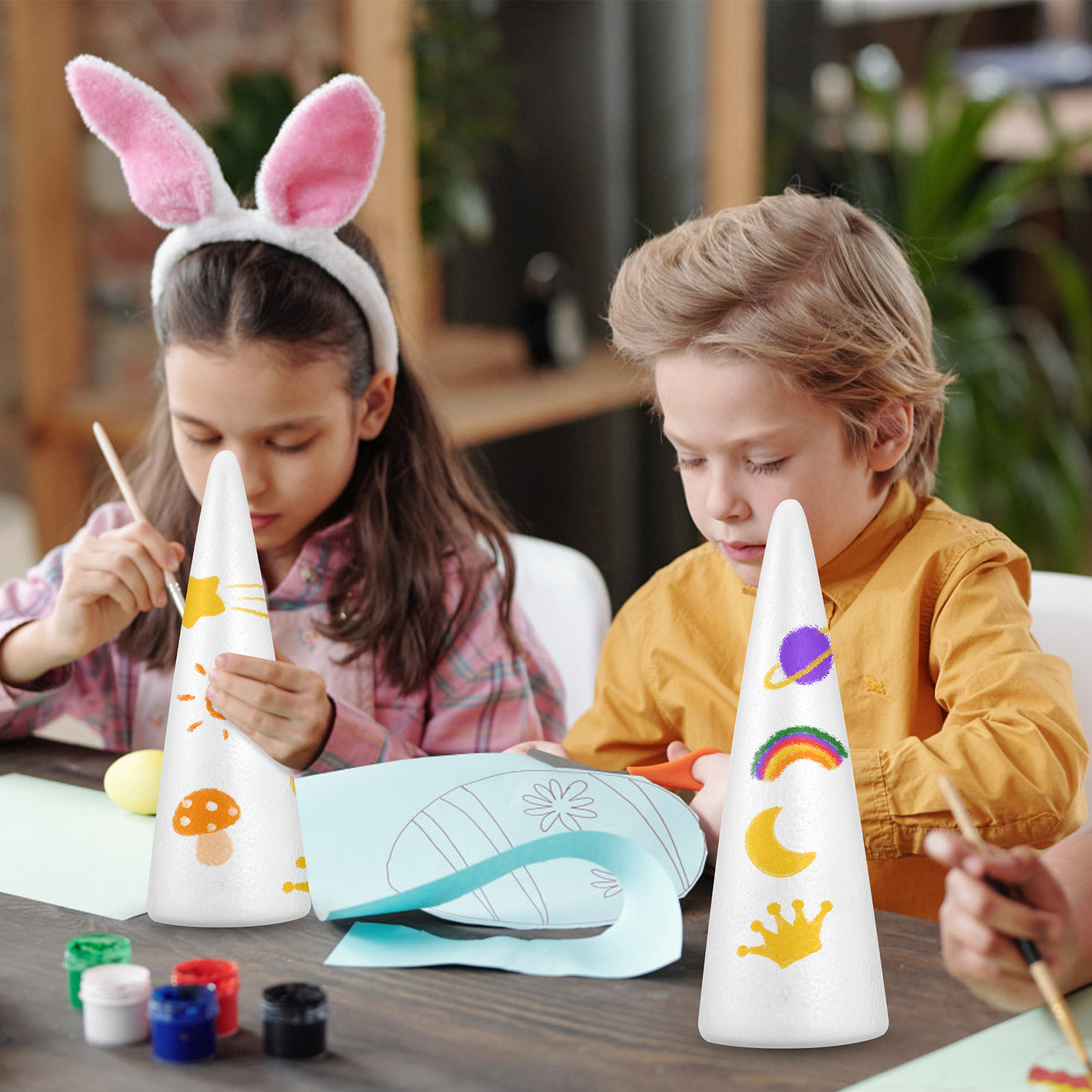 قطعتان من مخاريط الفوم لعيد ال - مراجعة Art Craft Preschool وسعره