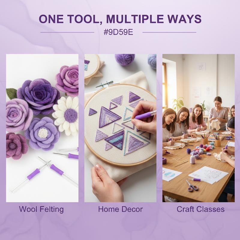 طقم إبرة التطريز اليدوية المتي - مراجعة Punch Needle Kit وسعره